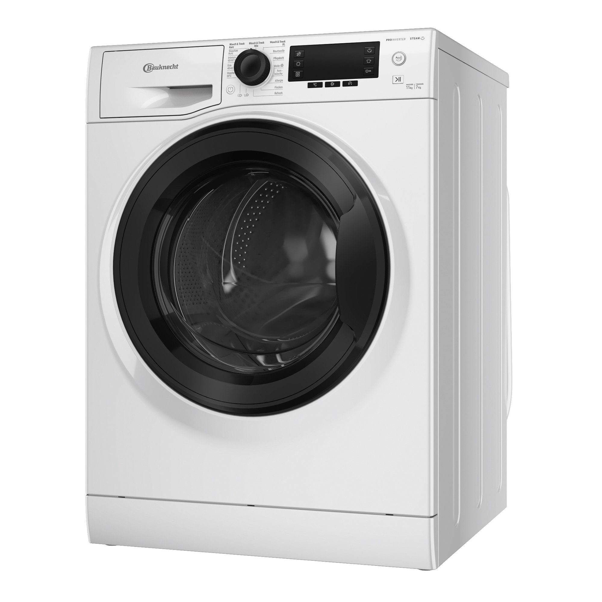 BAUKNECHT Waschtrockner WATK SENSE 117B 59 N, 11,00 kg, 11,00 kg, 1400 U/min, AutoClean – die Selbstreinigungsfunktion