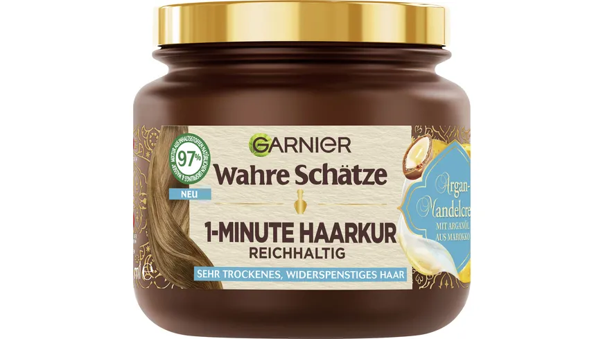 Garnier Wahre Schätze Haarkur Hair Remedy Argan Almond 340 ml