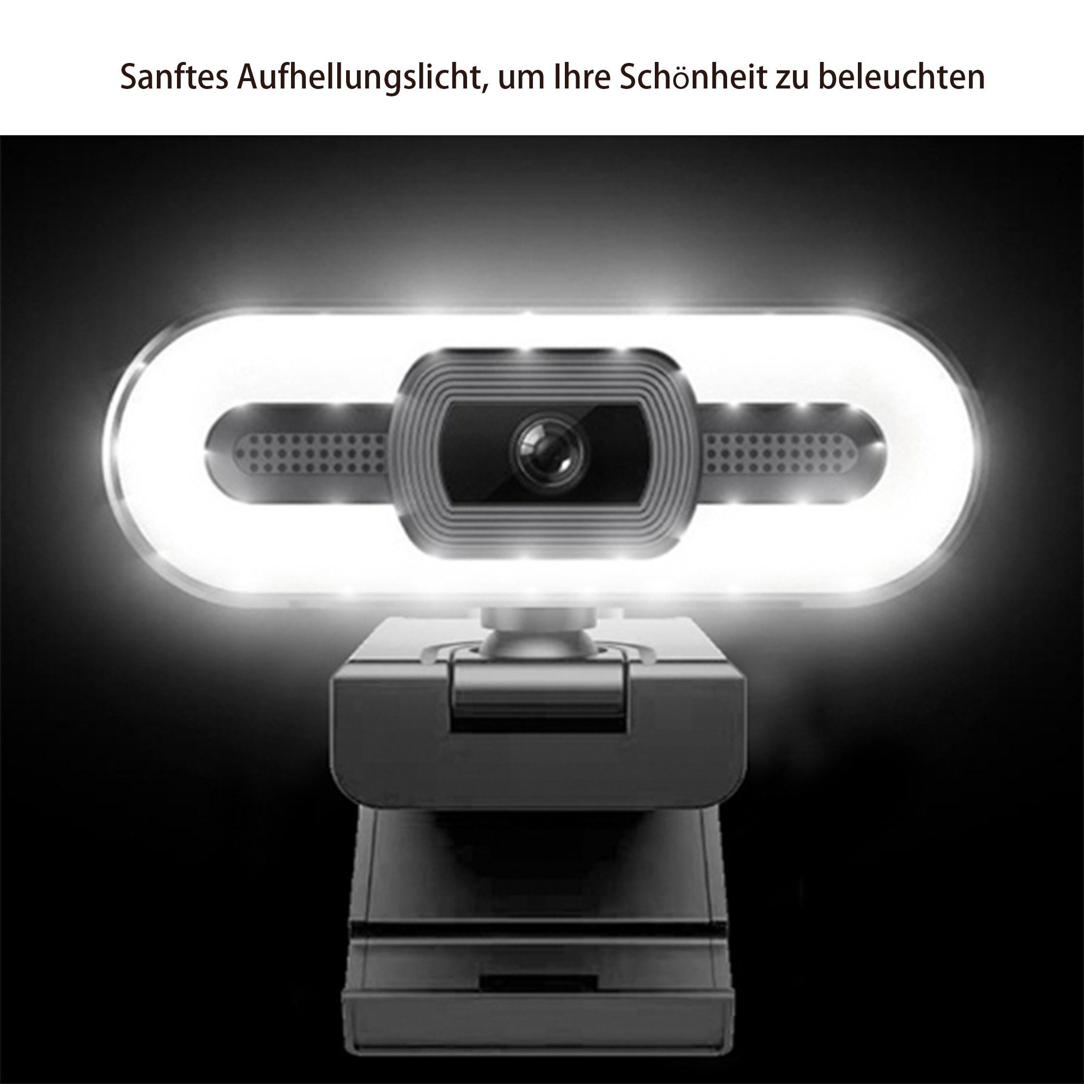 Diida Webcam,Computer-Webcam,Mini,Fülllicht,Anti-Blaulicht,HD,2K Dashcam