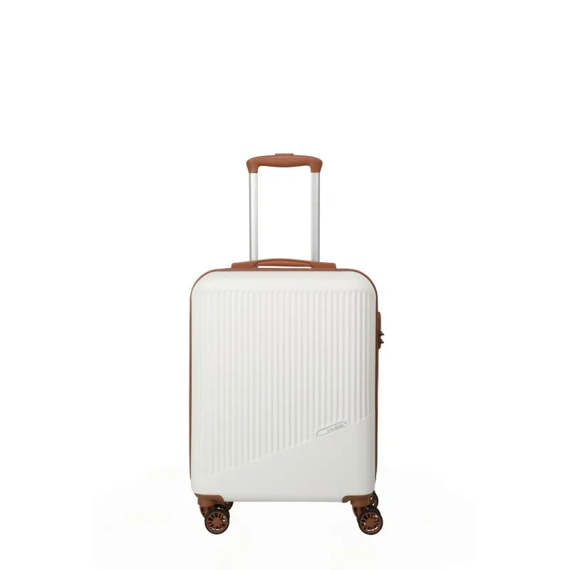 Travelite BALI Kofferset mit 4 Rollen Gr. L\/M\/S - Weiss\/Cognac