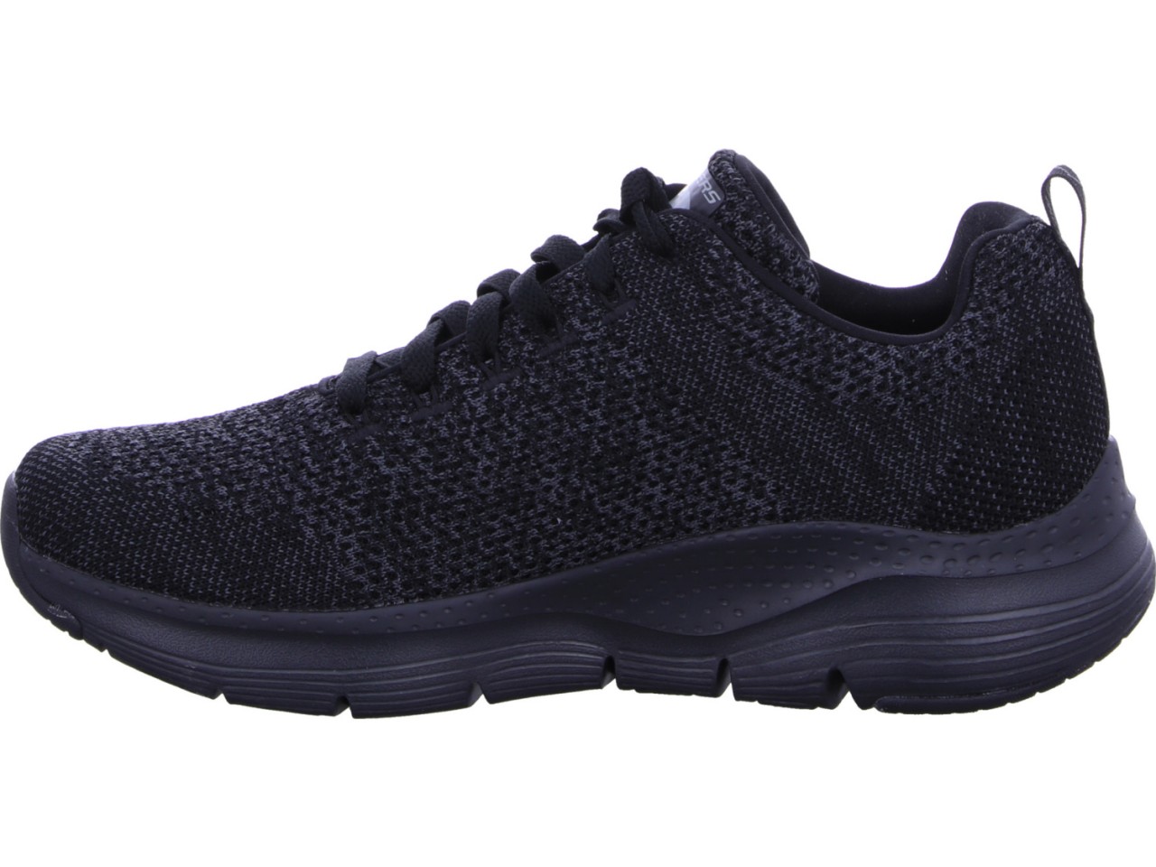 SKECHERS Freizeit Schnürer schwarz Große Sportschuhe für Herren. Entdecken