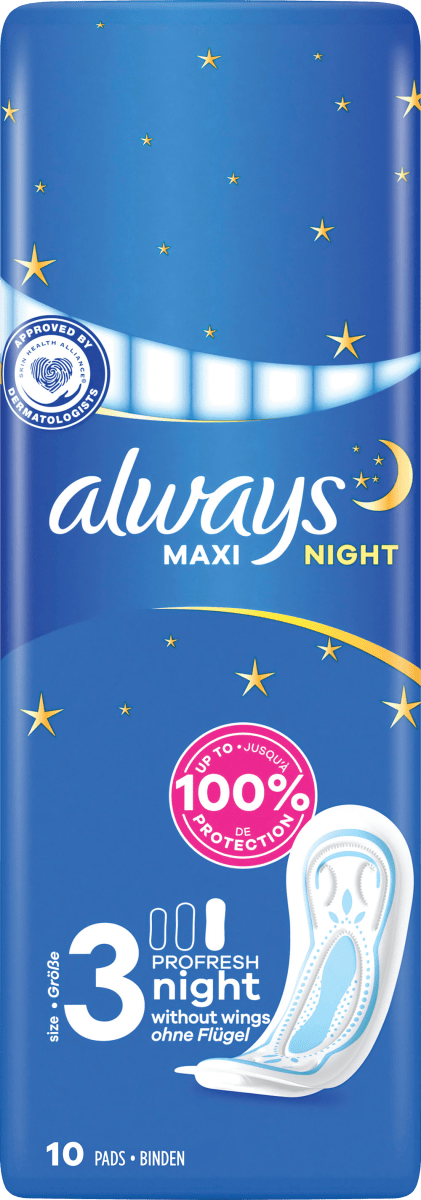 Maxi-Binden ProFresh Night, 10 St