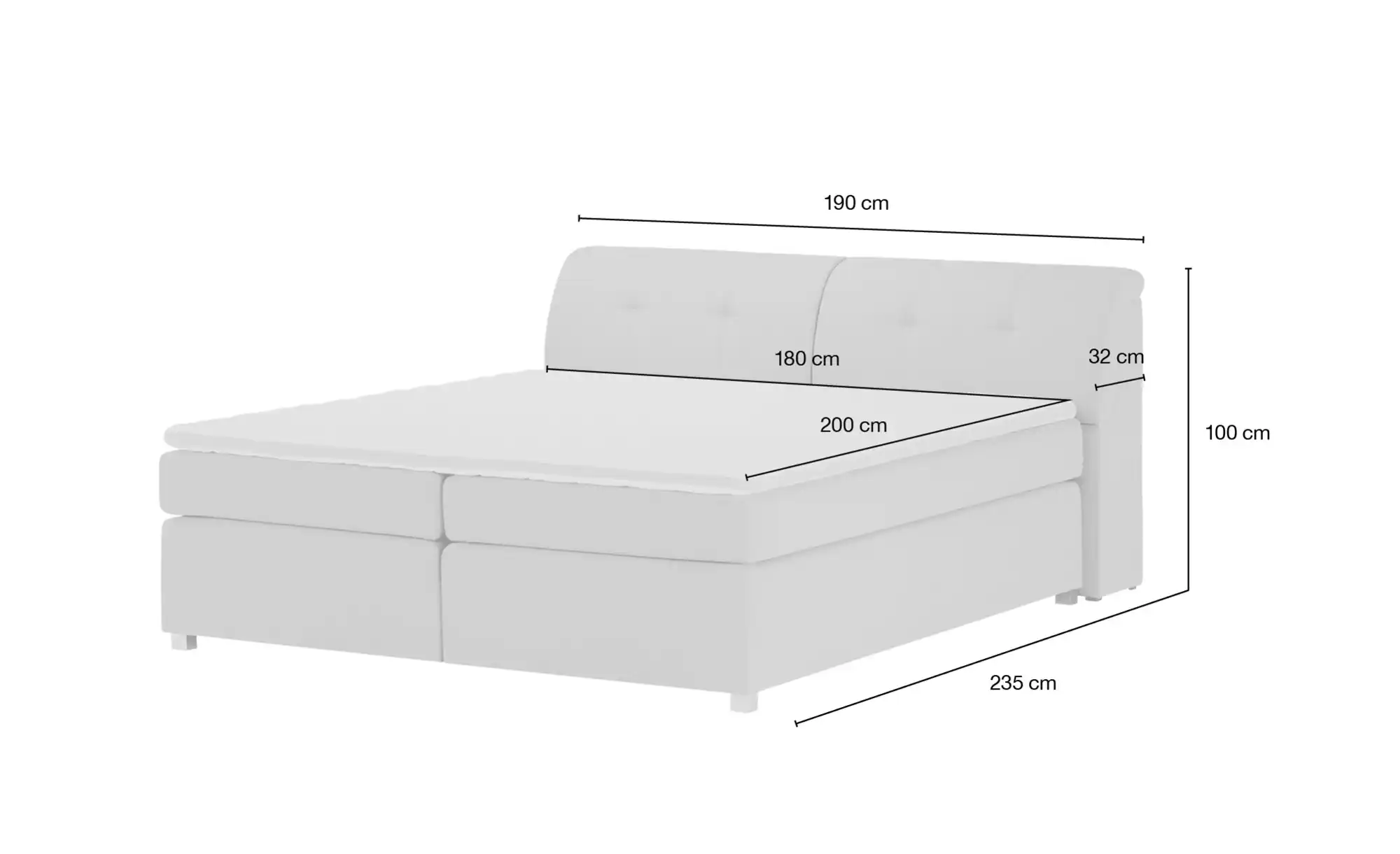 Twist Refresh Boxspringbett Lumo
