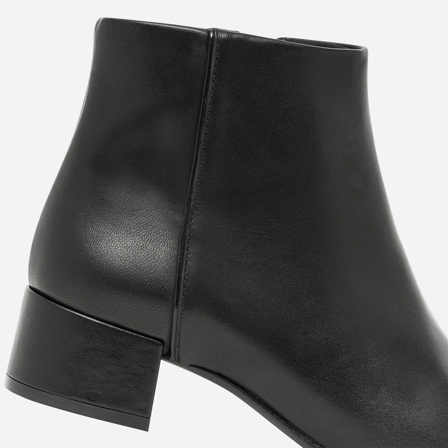 Boots noir en cuir