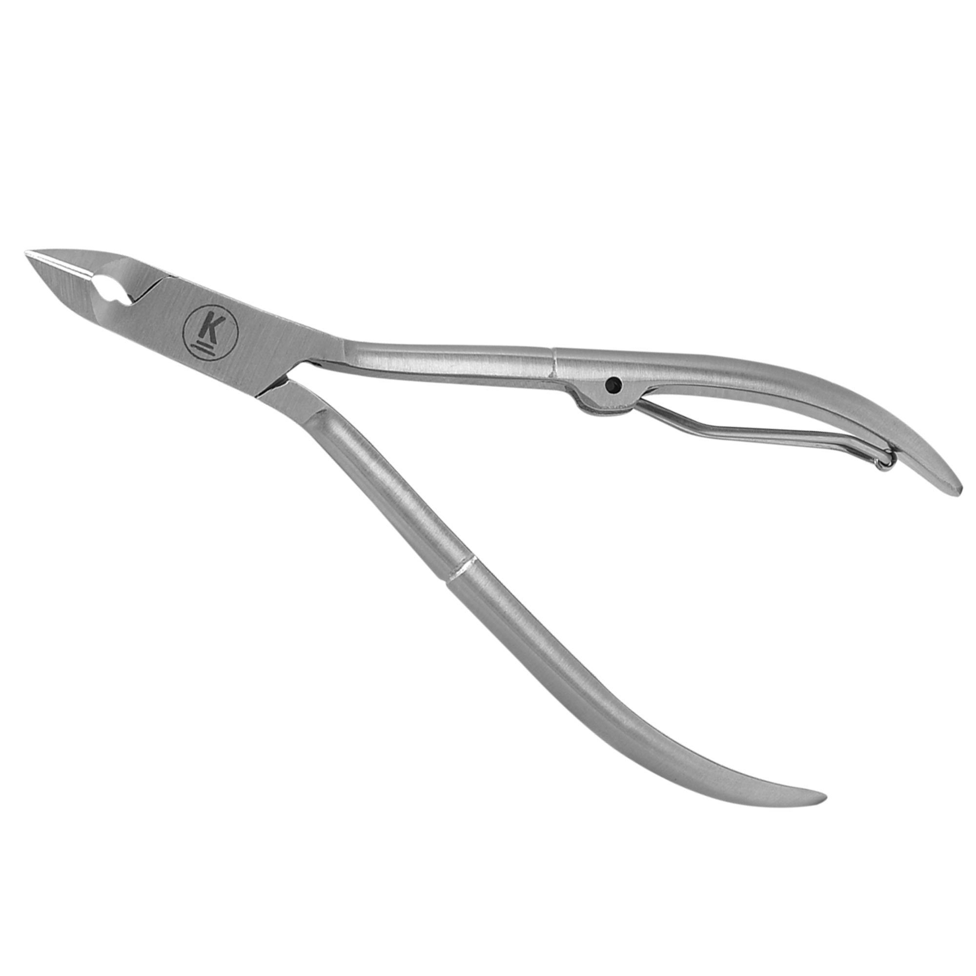 K-Pro Nagelhautzange Scharf - Profi Hautzange, Kutikula Zange Nagelhautentferner - Satin