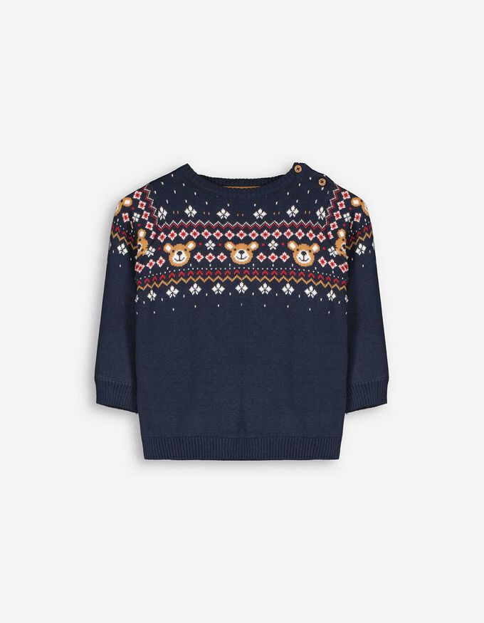 Strickpullover - Allover-Muster