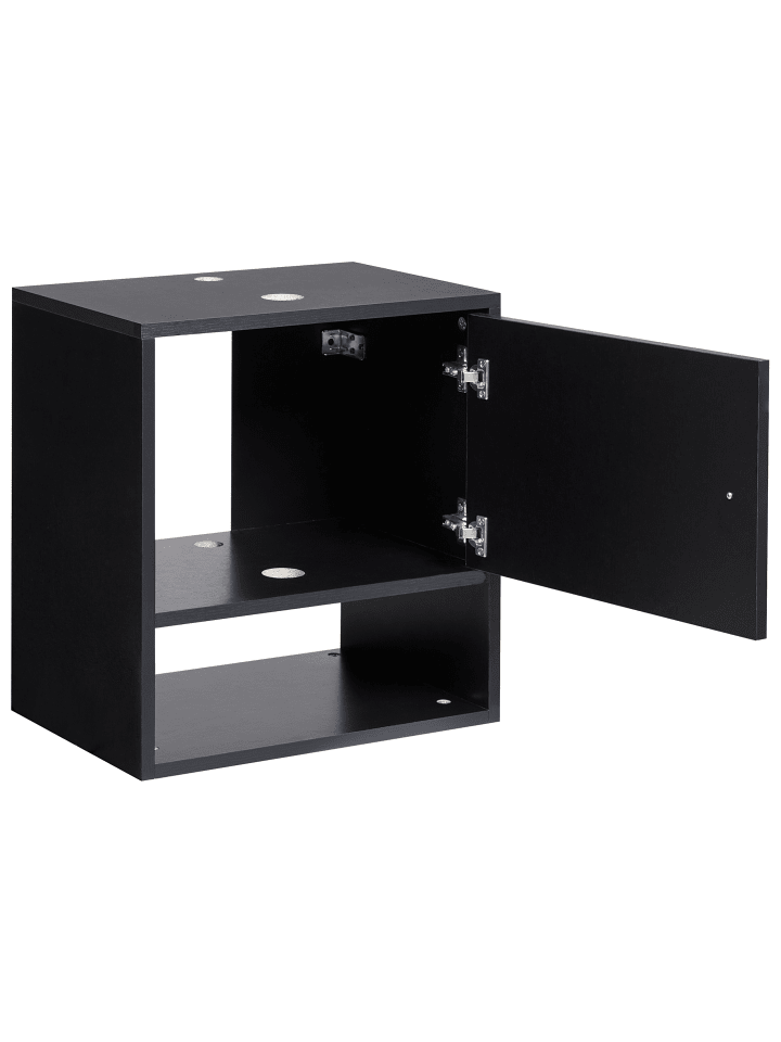 Beliani Waschbeckenunterschrank LIMERIA in Schwarz - (W) 45 x (H) 47 x (L) 30 cm günstig kaufen onesize