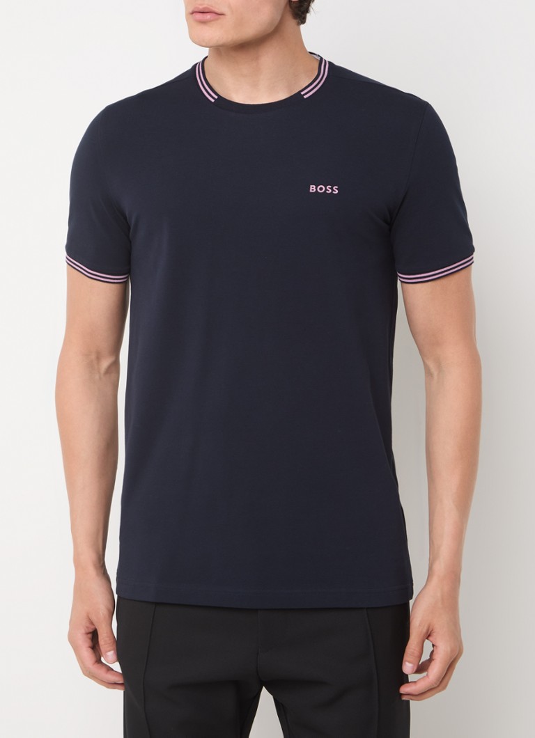 HUGO BOSS Taul T-shirt with logo and stretch