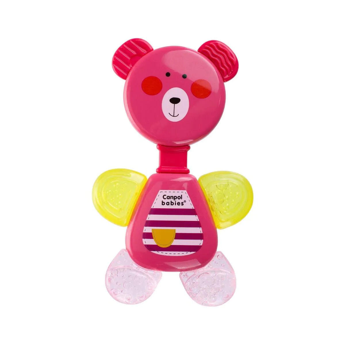Κουδουνίστρα και οδοντοφυΐας νερού Canpol Teddy Bear
