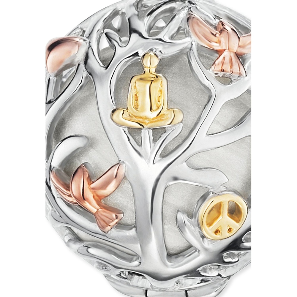 Engelsrufer Pendentif 925 Argent platiné, Laiton tricolore Pendentif