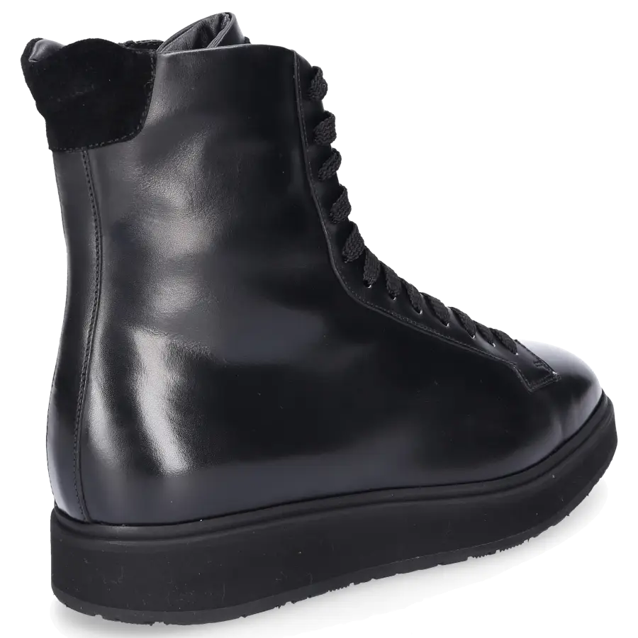 Santoni - Sneaker high 60406 schwarz - schwarz
