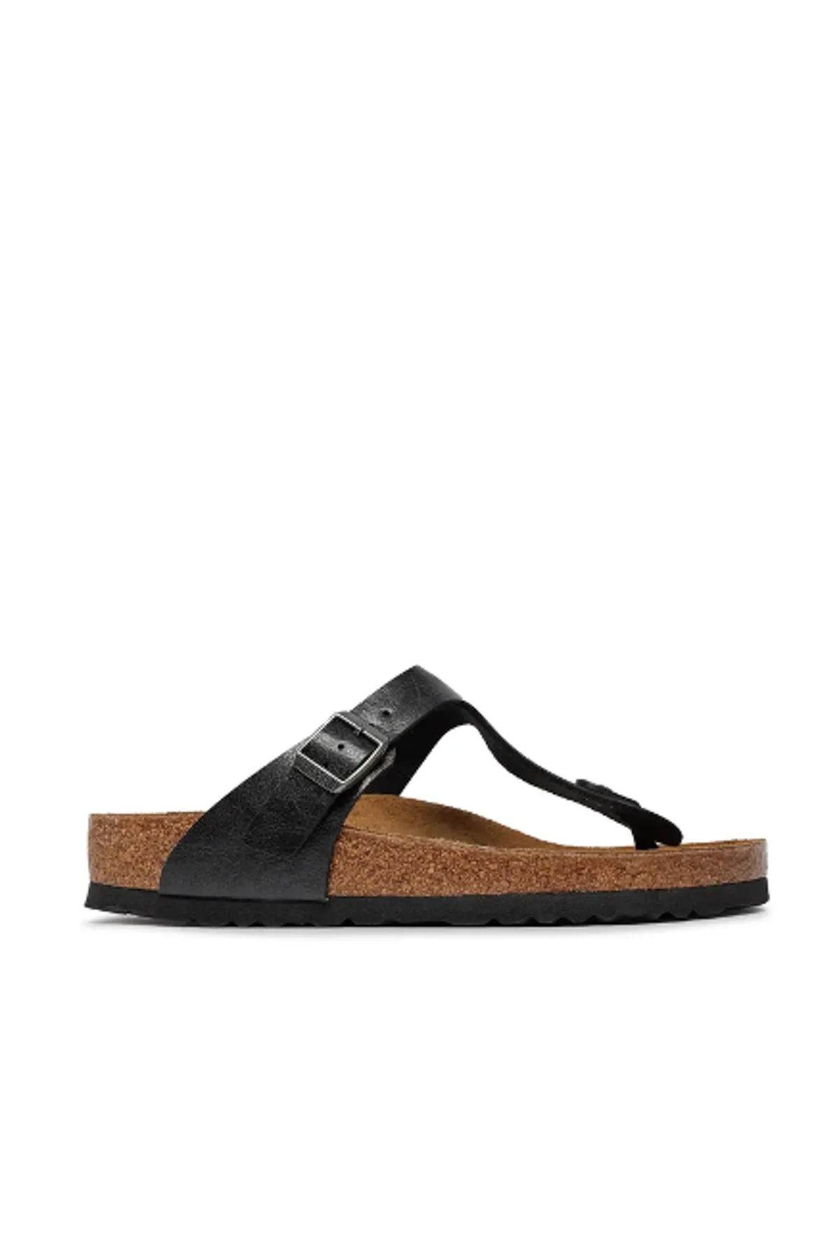 Birkenstock  Pantolette - Schwarz - Flacher Absatz