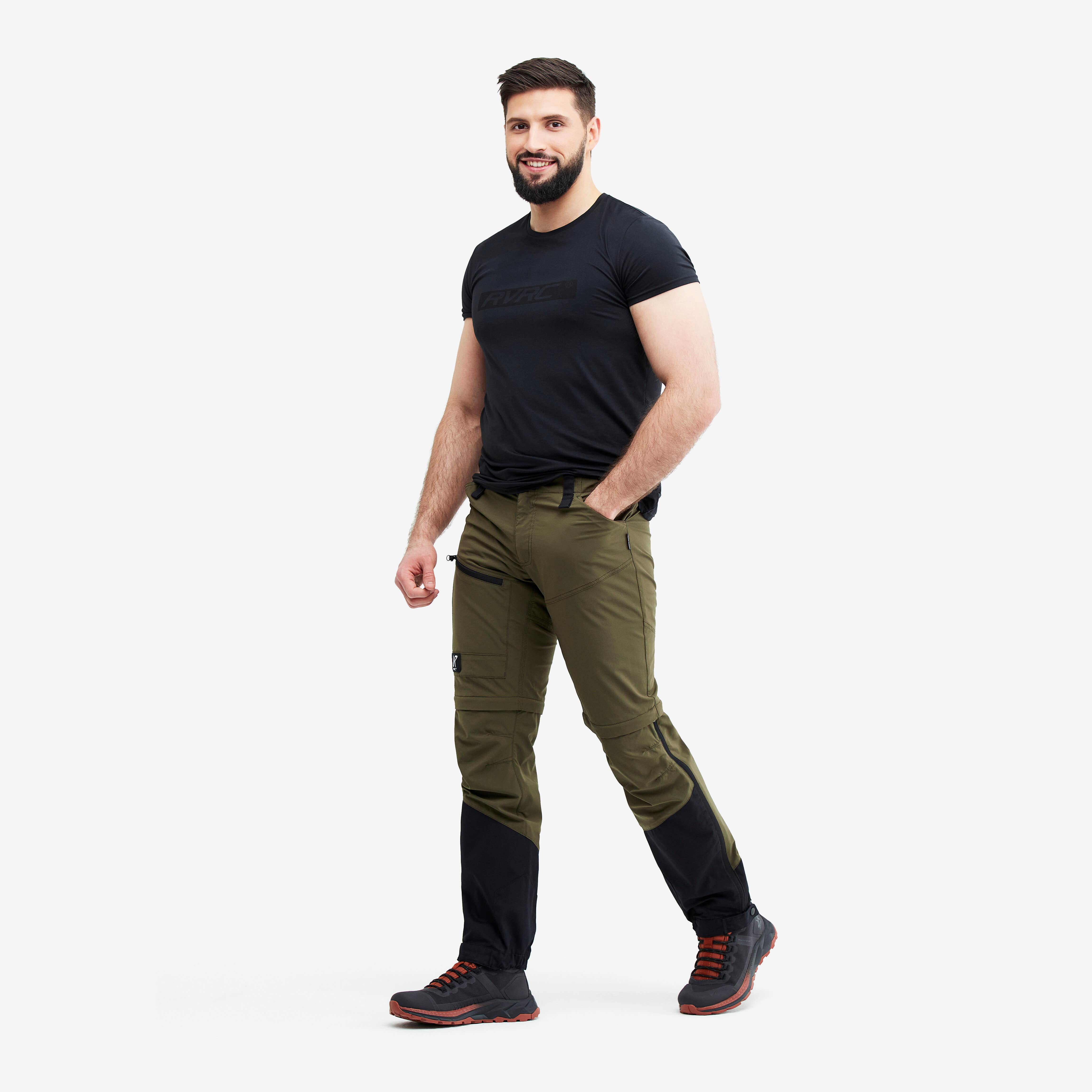 Silence T-zip Pants Homme Dark Olive