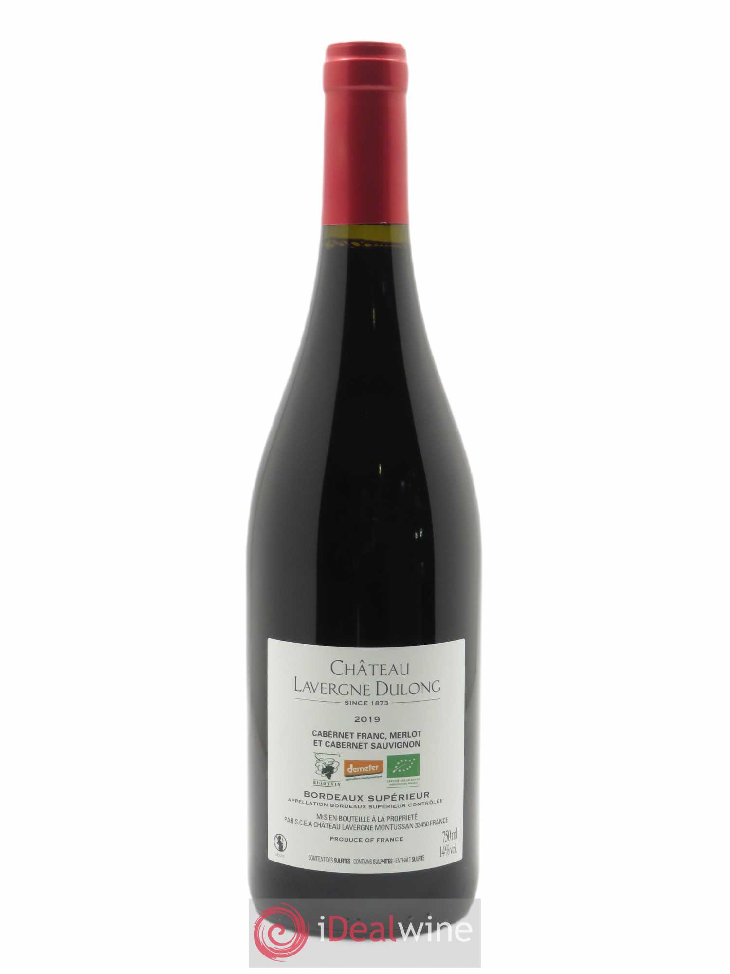 Château Lavergne Dulong  2019 - Lot de 1 Bouteille