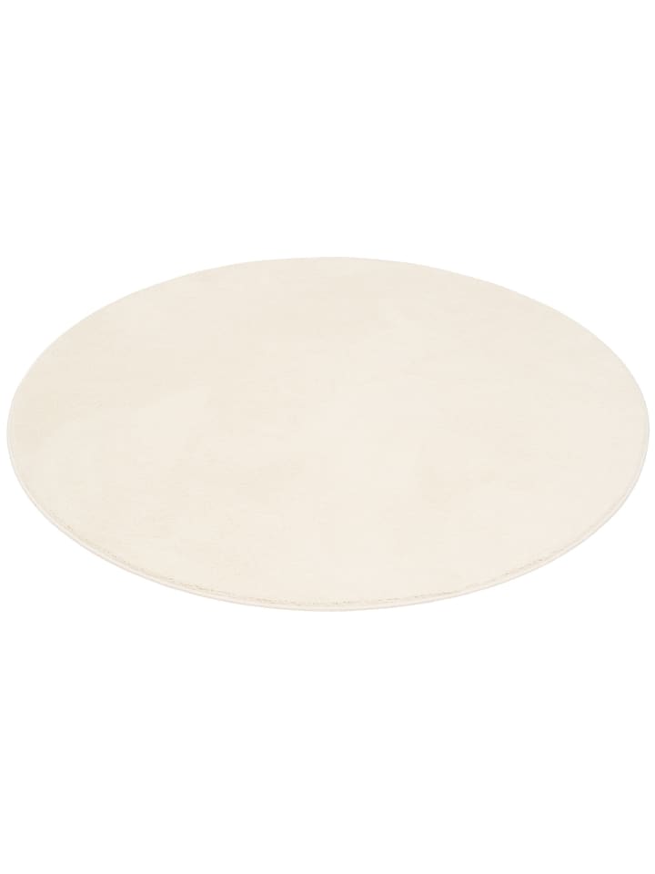 Pergamon Hochflor Langflor Teppich Super Soft Melia Rund in Creme günstig kaufen 120 x 120 cm