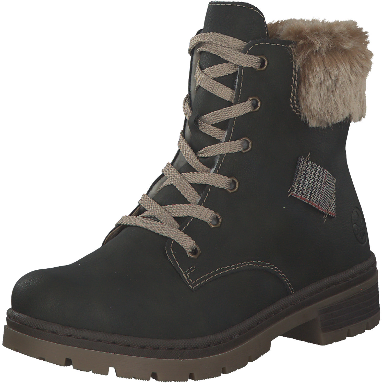Rieker Y7411, Winterstiefeletten, Damen, forest