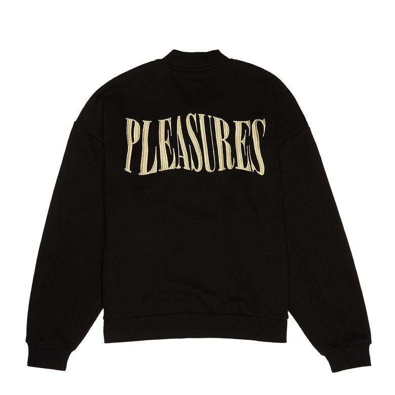 Pleasures Karat Quarter Zip Fleece Black