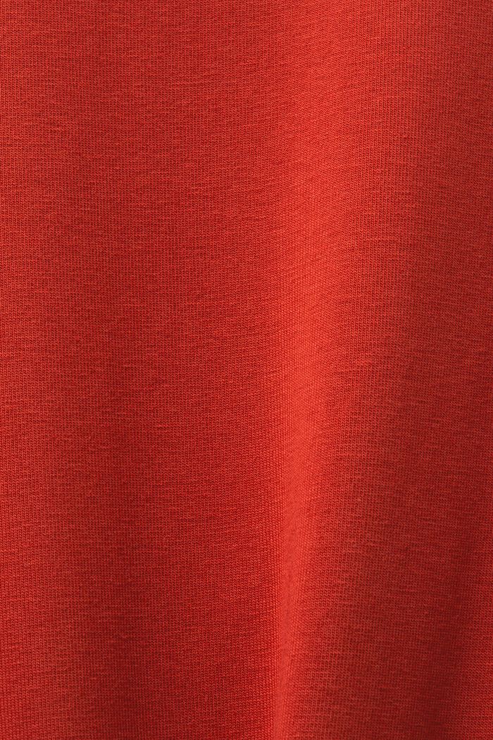 A-Linien-Kleid aus Baumwolljersey