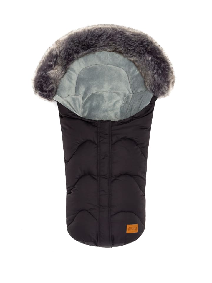 fillikid Winterfußsack Lhotse Exclusiv in Schwarz günstig kaufen 80 cm
