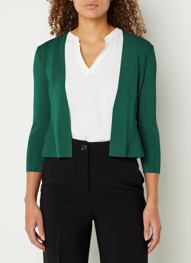 Cardigan Phase Eight Salma cu tricotaj fin texturat și deschis