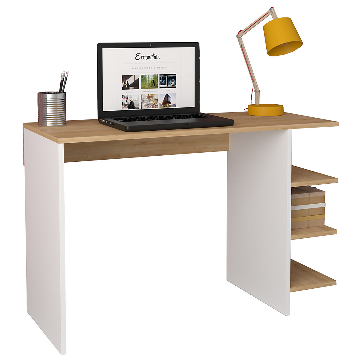 Holz Schreibtisch Computertisch Arbeitstisch Bürotisch Büro Tisch Denkas