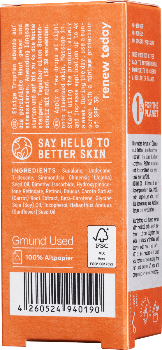 Serum Retinol, 20 ml
