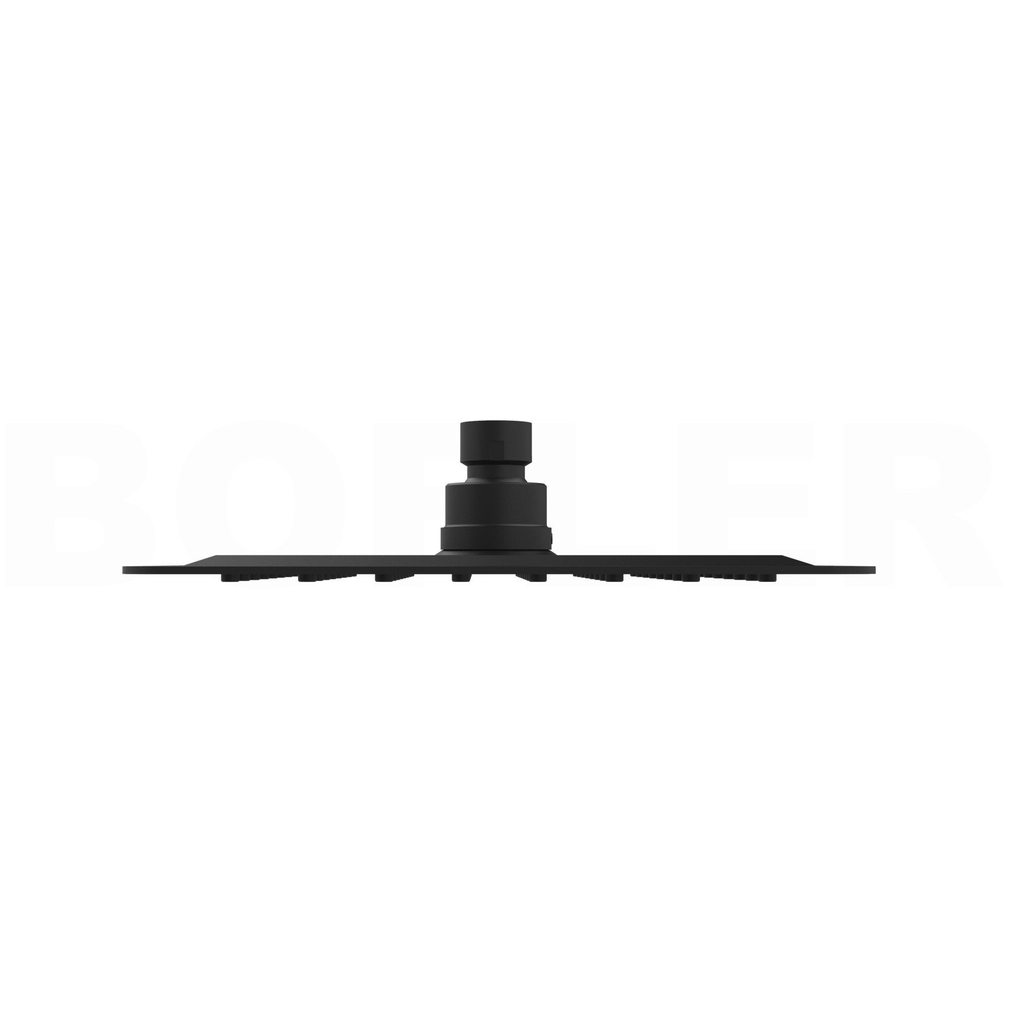 hansgrohe Duscharmatur Vernis Shape (Duschsystem, Inkl. BOFLER Brauseset, 20x20cm Regendusche, Wandarm, OHNE IBOX) Schwarz Matt