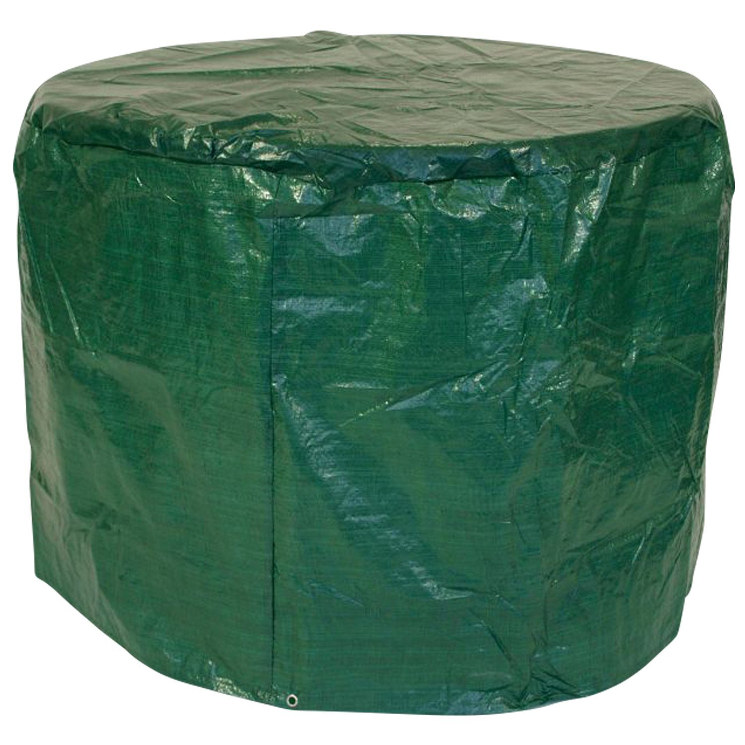 DEGAMO Gartenmöbel-Schutzhülle (1-St), für Gartentisch 100x70cm rund, PE dunkelgrün, reißfest und formstabil