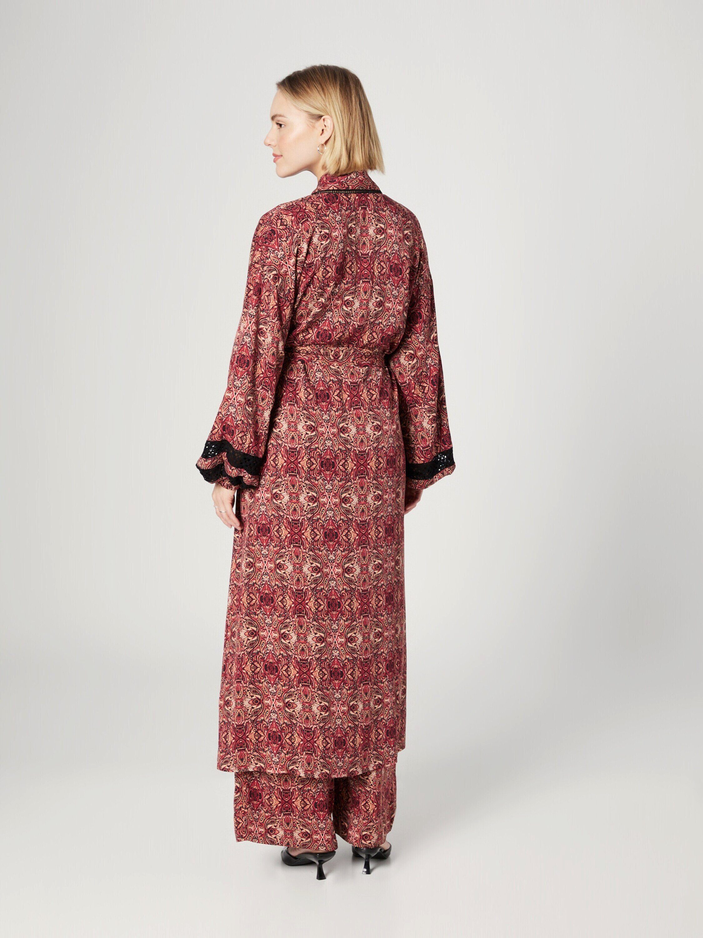 Guido Maria Kretschmer Women Kimono Halina, Langer Schnitt, Obermaterial: 100% Viskose, Spitze