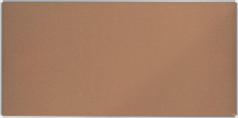 Nobo Premium Plus Wandmontierbare Pinnwand 1915186 Kork Alurahmen 2400 x 1200 mm Braun