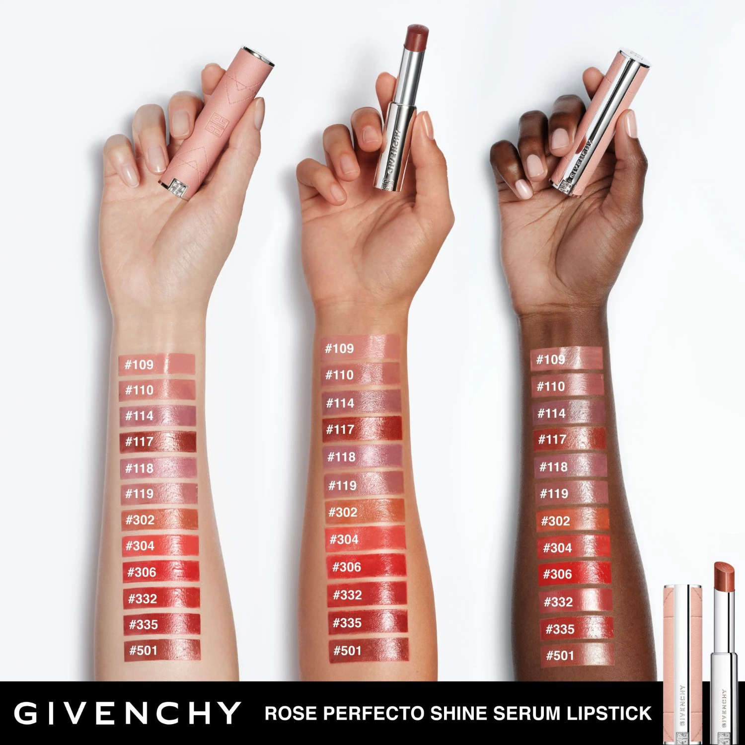 Givenchy Rose Perfecto Shine Serum Leppestift