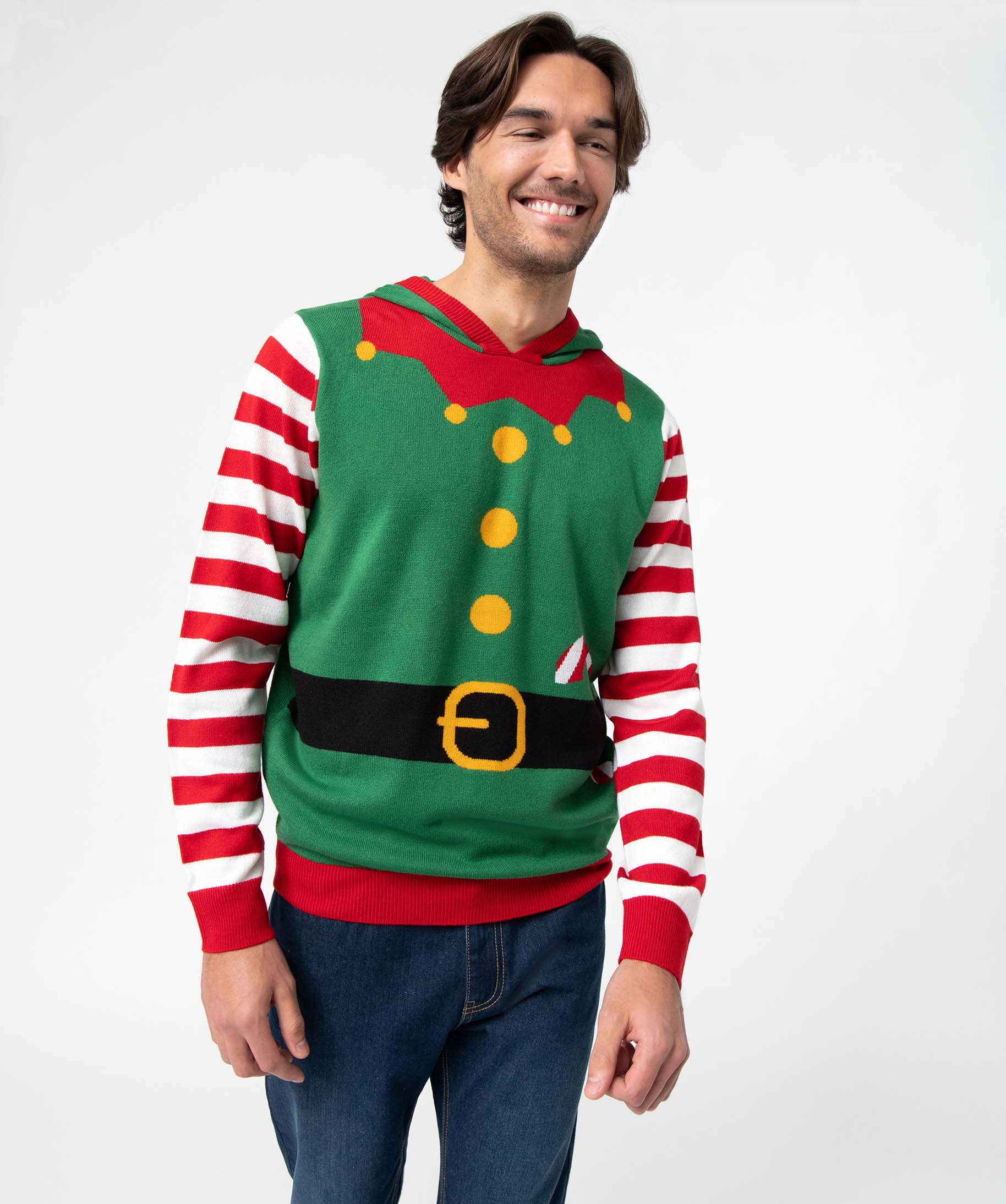 Pull de Nol homme à capuche vert | GEMO