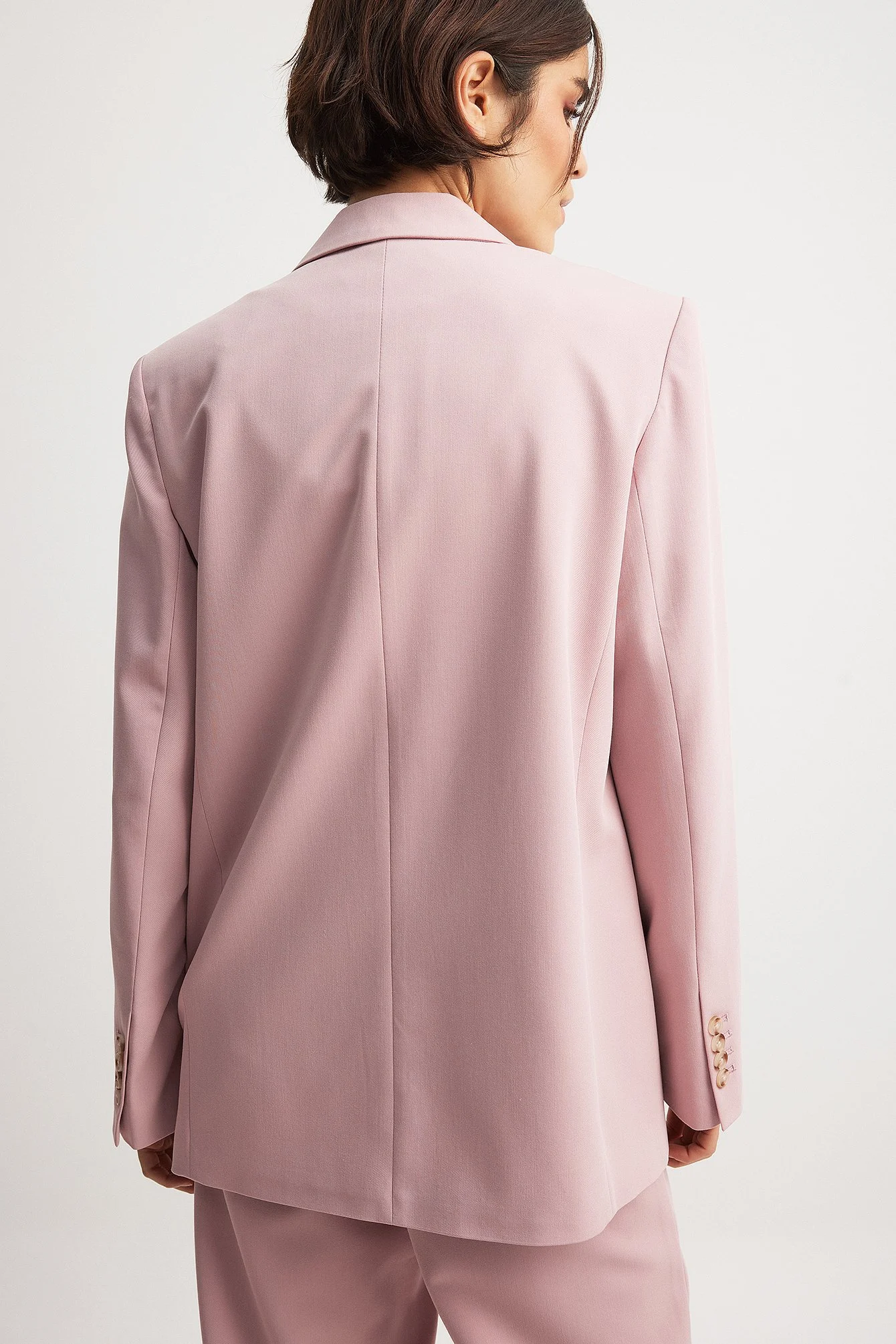 Oversize-Blazer mit einem Knopf