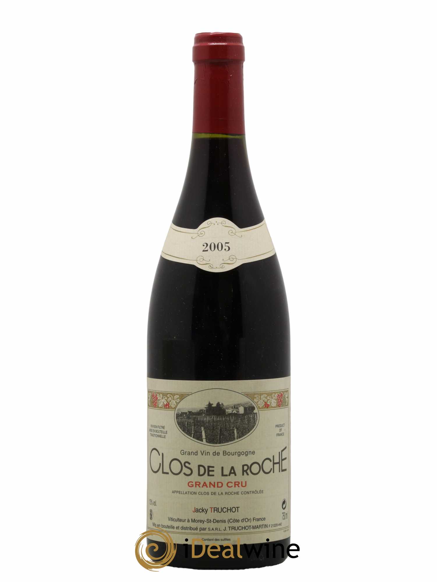Clos de la Roche Grand Cru Jacky Truchot  2005 - Lot de 1 Bouteille