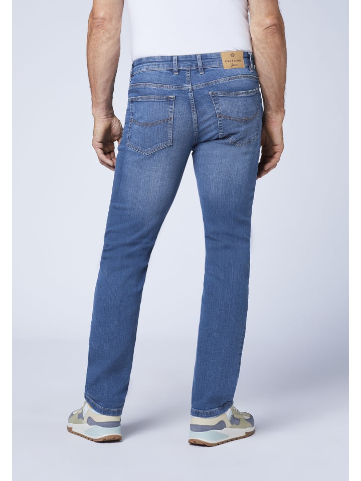Oklahoma Jeans Jeans in Blau günstig kaufen