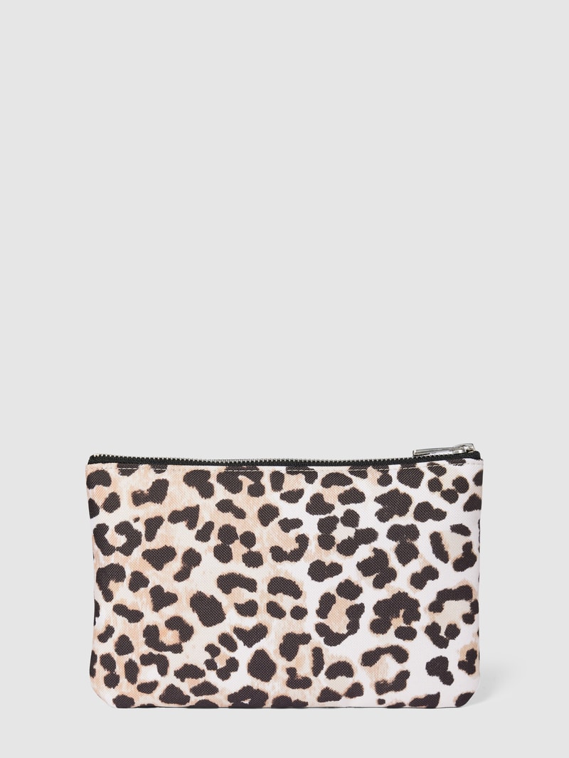 Pouch mit Allover-Muster Modell 'Cleo' in sand