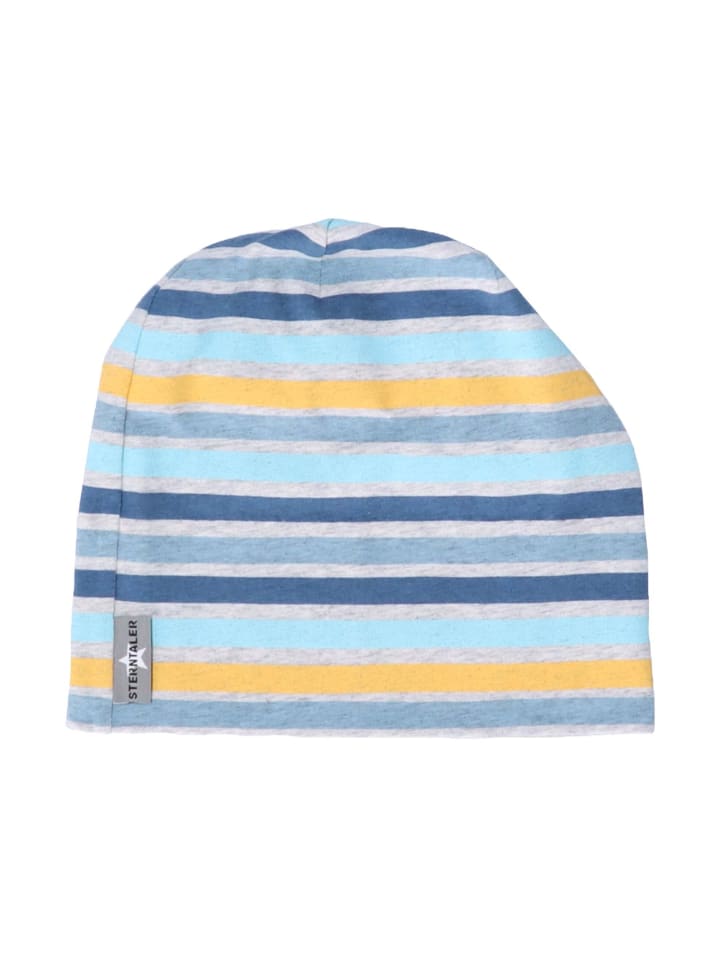 Sterntaler Beanie Streifen in mittelblau günstig kaufen