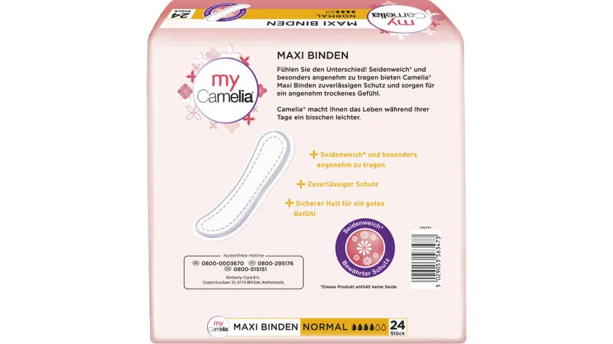 CAMELIA MAXI BINDE NORMAL 24ER