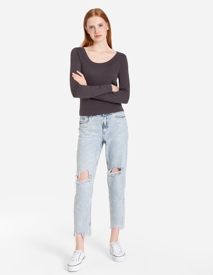 Langarmshirt - Basic