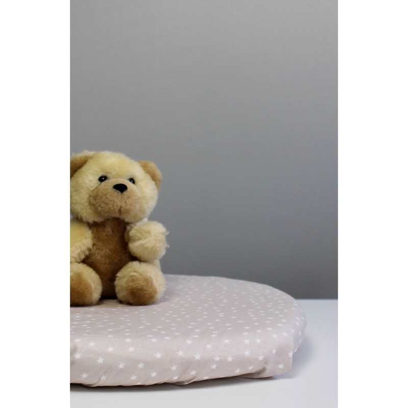 Drap housse Coton Bio motifs Etoiles - Berceau/landau