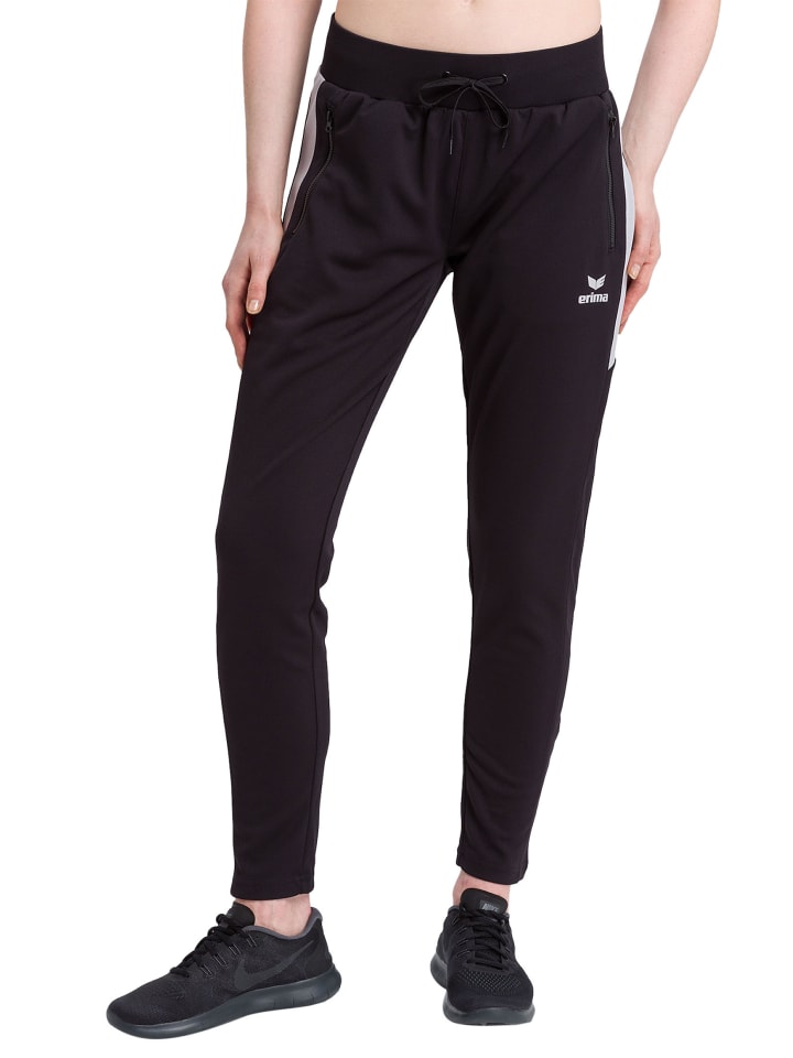 erima Squad Worker Hose in schwarz/silver grey günstig kaufen
