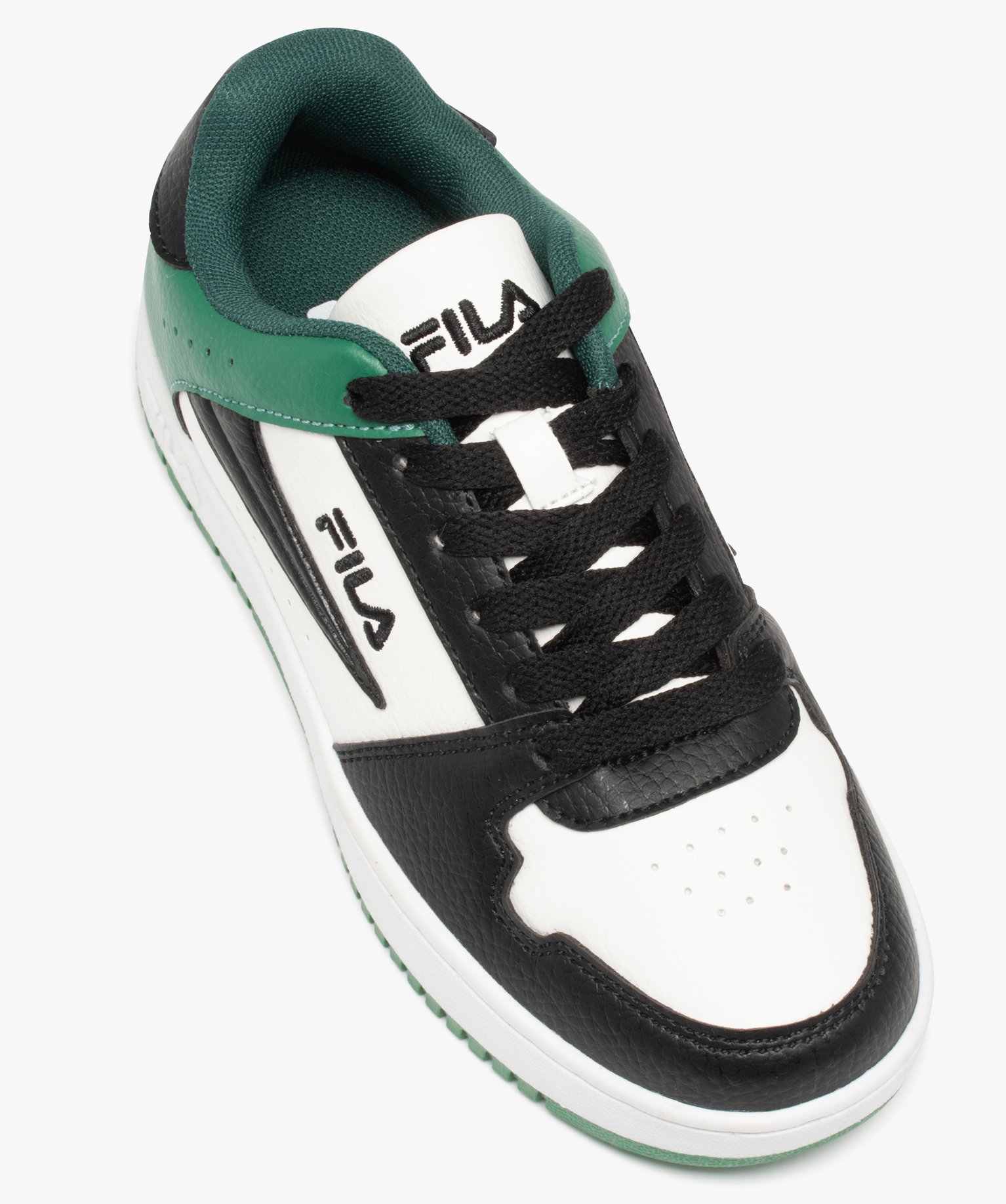 Baskets Garçon tricolore à lacets - FILA blanc | GEMO