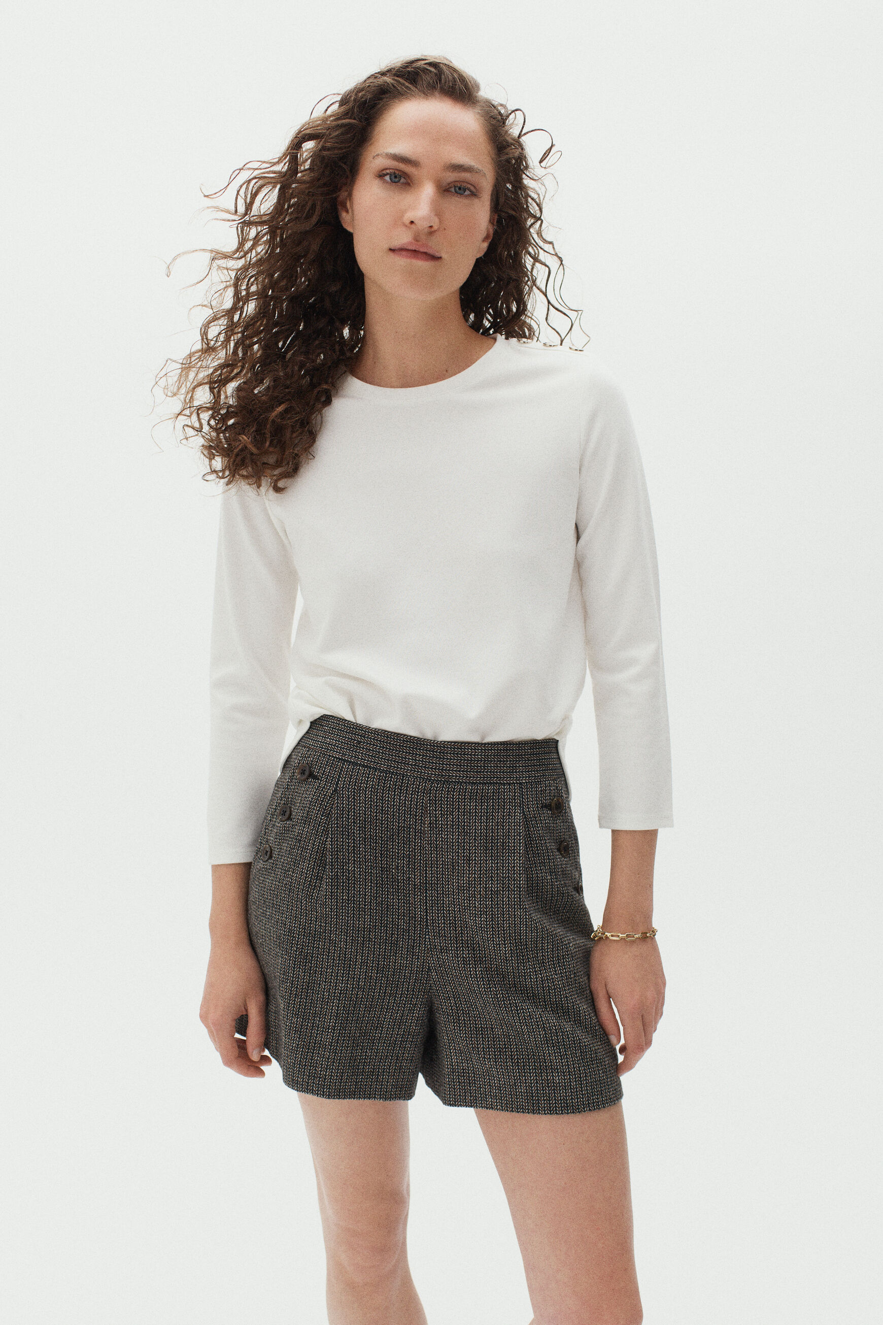 t-shirt jay ivoire femme