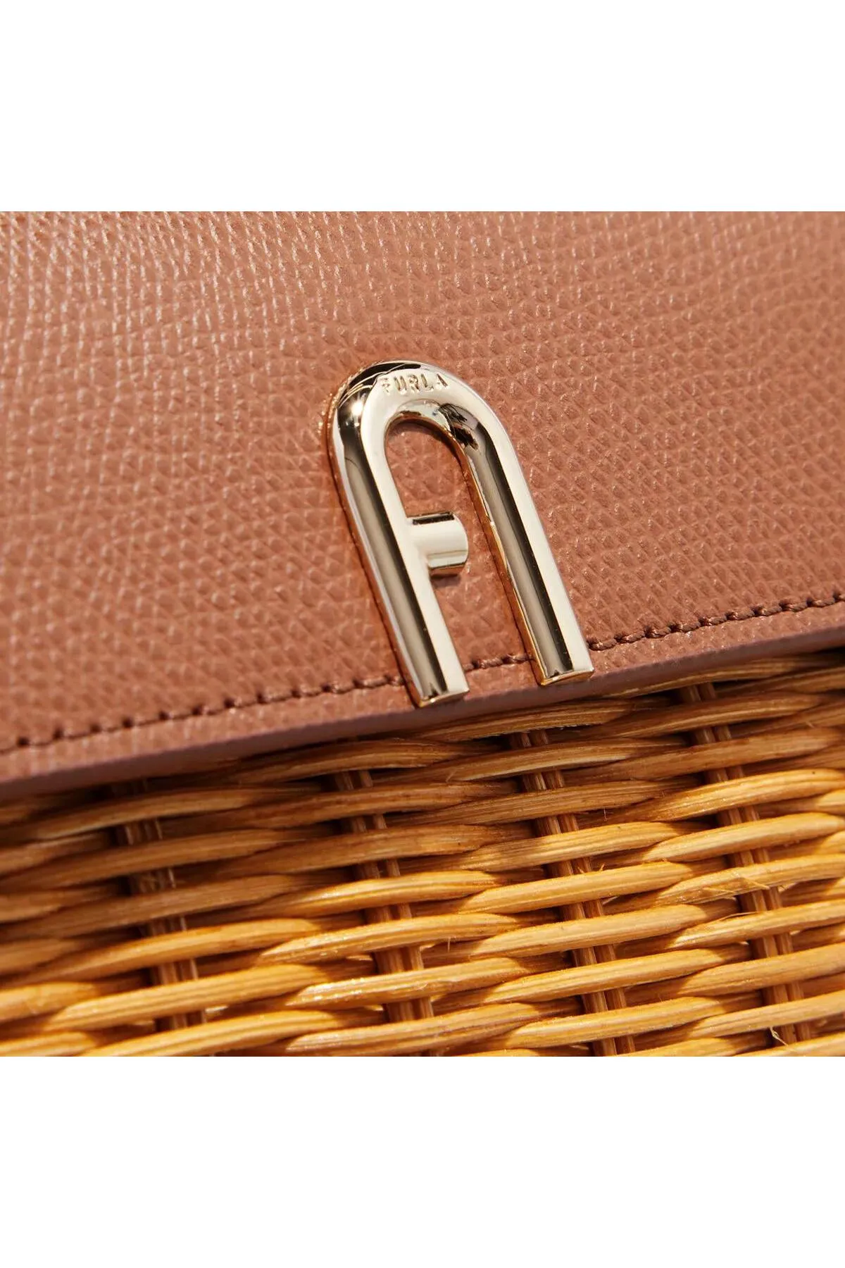 FURLA  Diamante Mini Crossbody Cognac H
