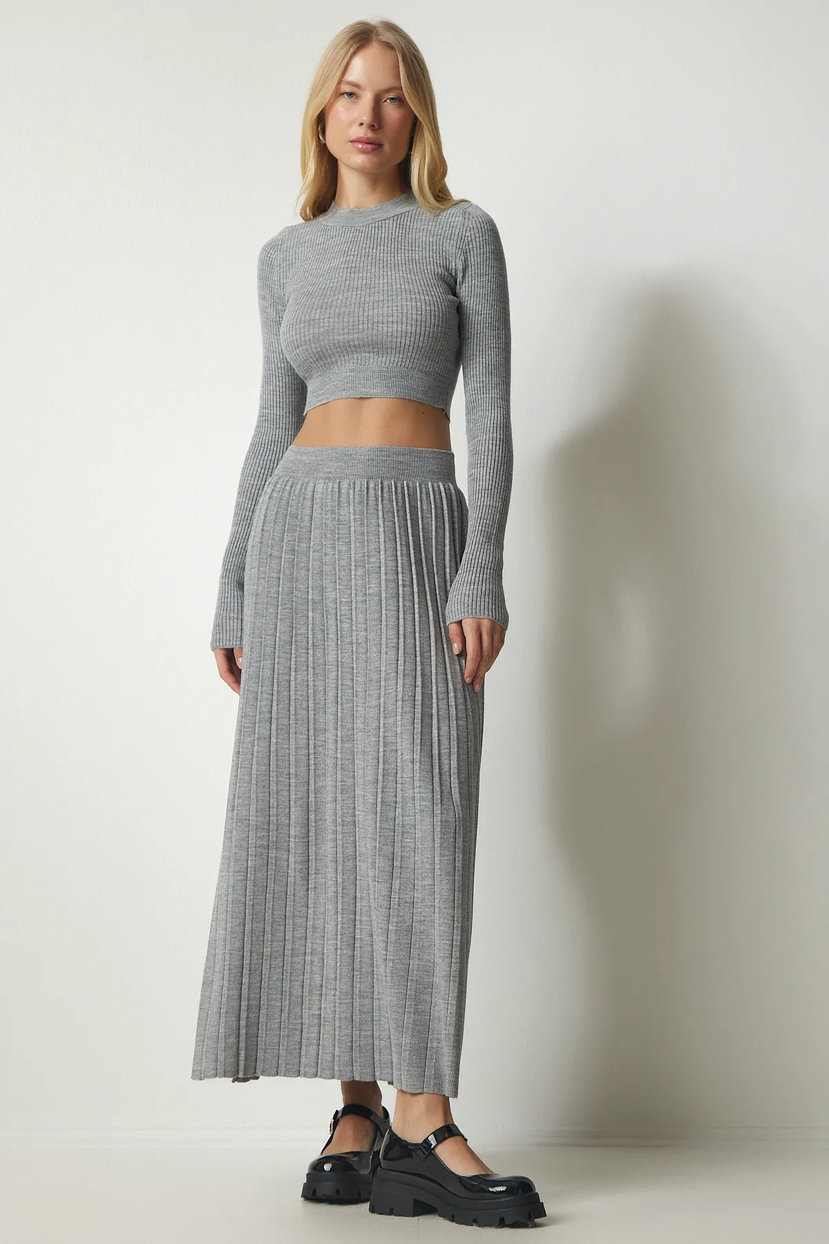 Happiness İstanbul  Zweiteiler - Grau - Regular Fit