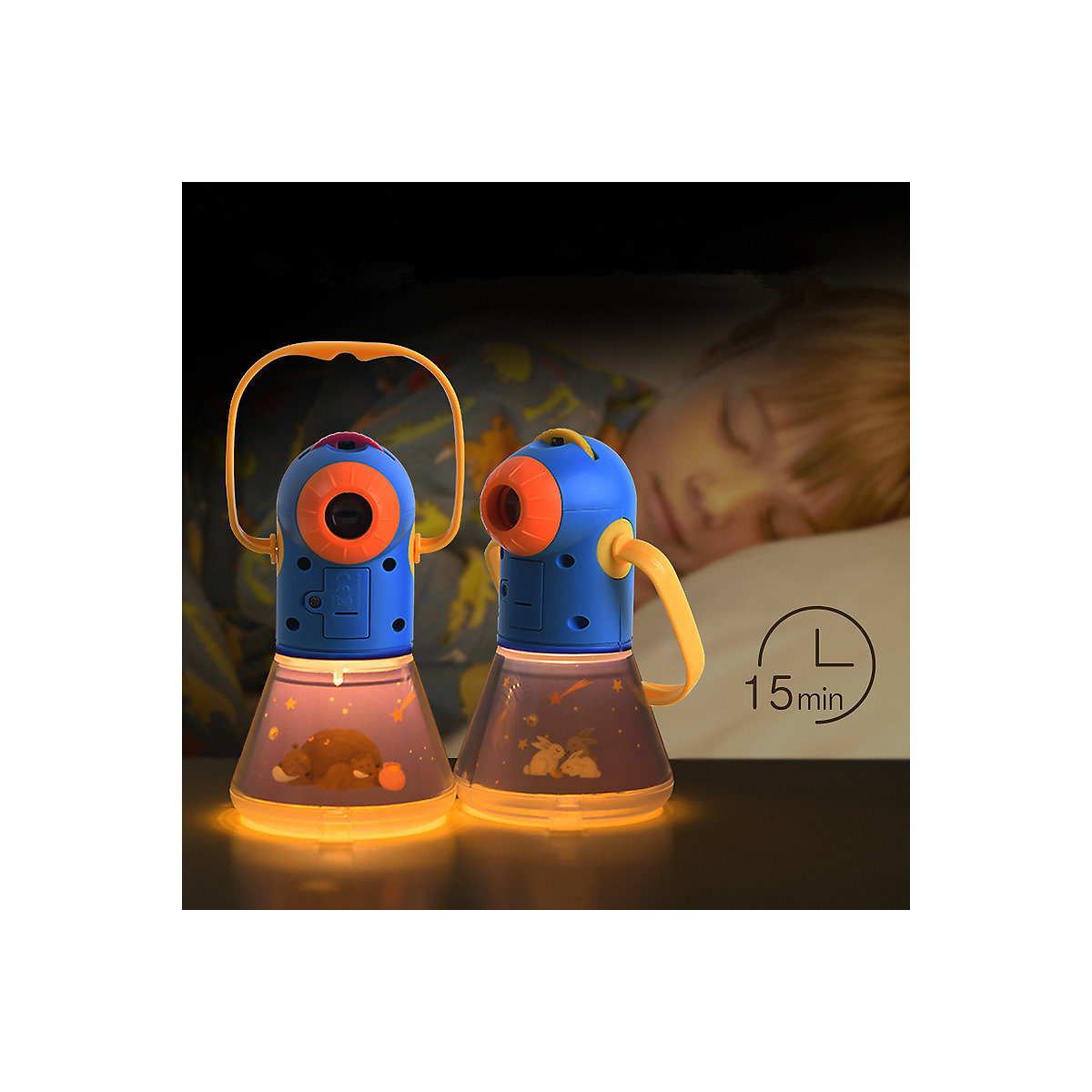 Drei-in-Eins-Frühbildungs-Schlaflicht für Kinder Milu Projektorlampe Multifunktionales leuchtendes Kinderspielzeug