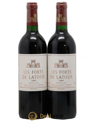 Les Forts de Latour Second Vin  1992 - Lot de 2 Bouteilles