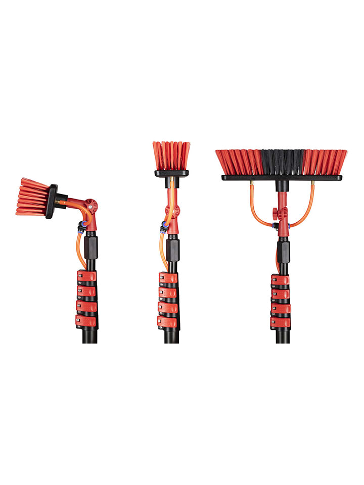 Lifa Living Teleskop-Wasserbürste in Schwarz/ Rot - (H)460 cm günstig kaufen onesize