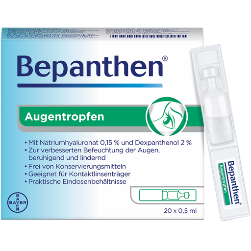 BEPANTHEN Augentropfen  20X0.5 ml  Augentropfen