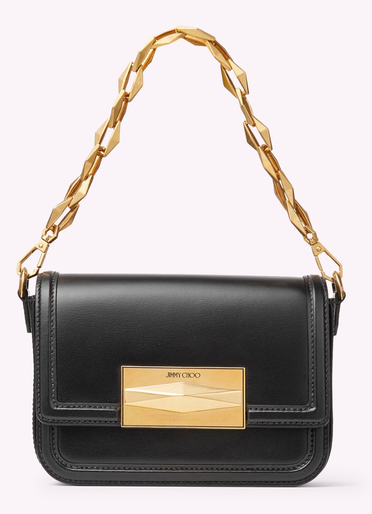 Borsa a tracolla Jimmy Choo in pelle di vitello con motivo a rombi